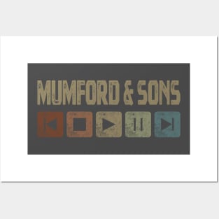 Mumford & Sons Control Button Posters and Art